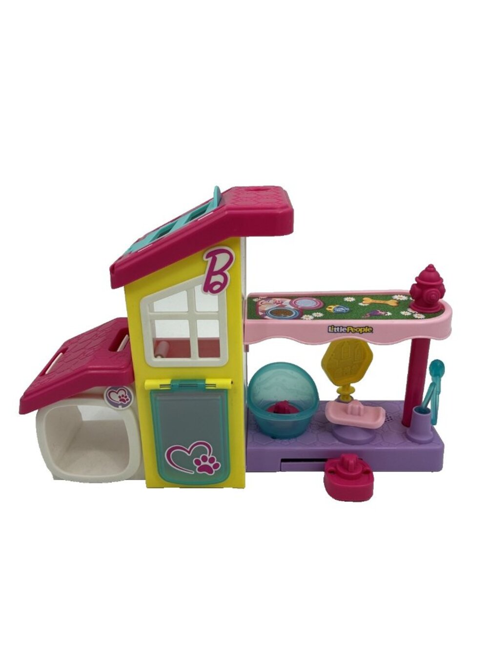 Mattel Little People Barbie Pet Spa Grooming Playset Wash Station Toy